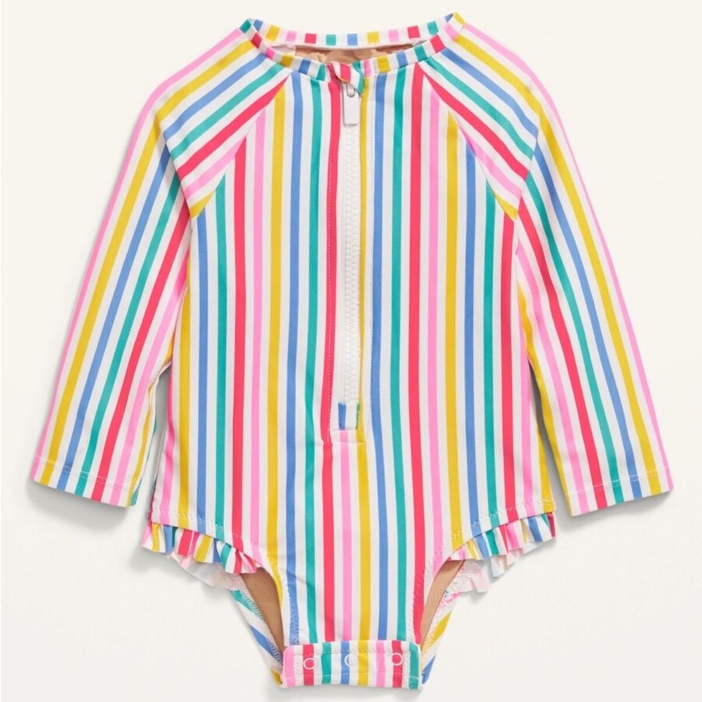 Old Navy Colorful Striped Kids Swimwear